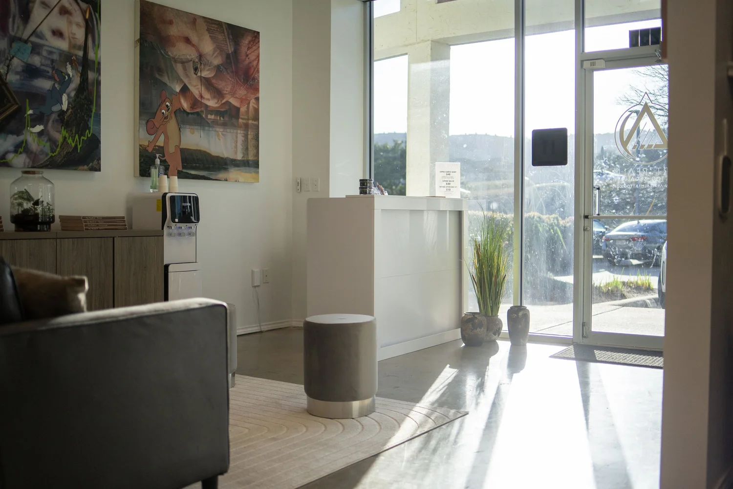 Art Realm reception area